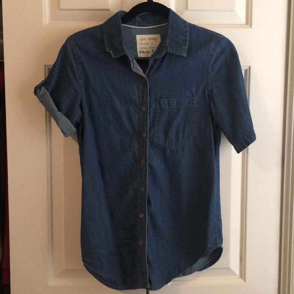 Denim top